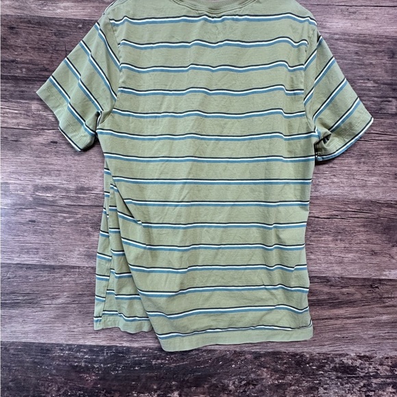 Nike Men's Green Striped Shirt - Picture 2 of 4